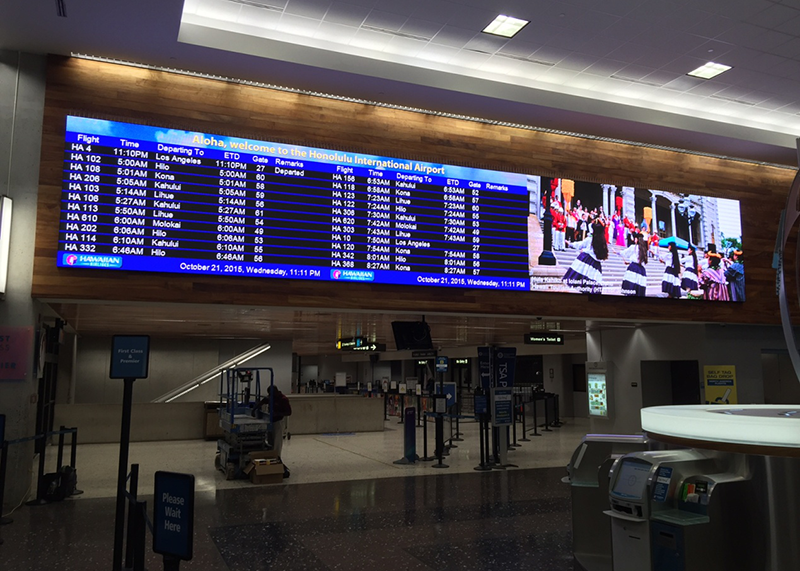 Led экраны для аэропорта